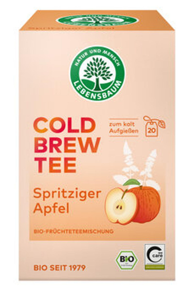 Produktfoto zu Cold Brew Spritziger Apfel Tee (20 Beutel)