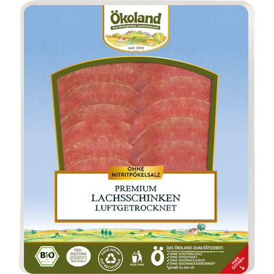 Produktfoto zu Bio-Premium Lachsschinken luftgetrocknet (80g)