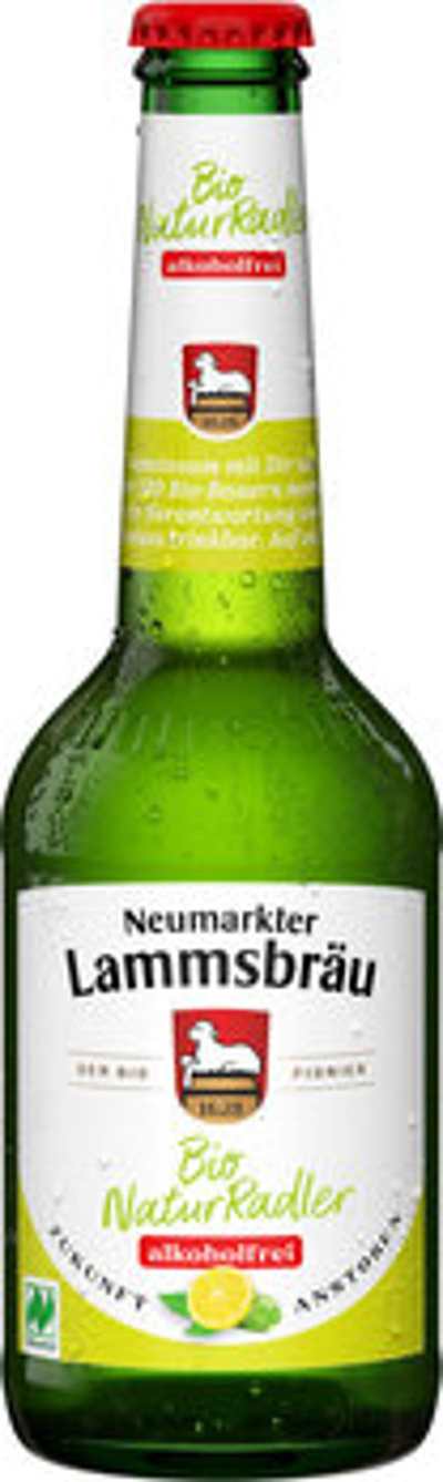 Produktfoto zu Lammsbräu NaturRadler alkoholfrei (0,33L)