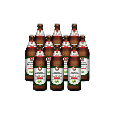 Produktfoto zu Lammsbräu Dunkle Weiße alkoholfrei (10x0,5L)