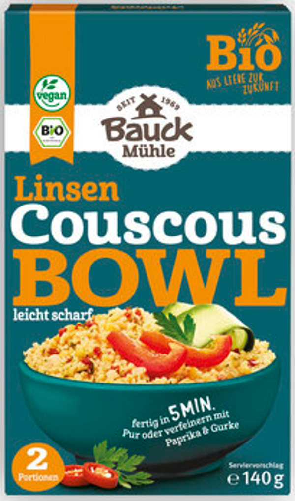 Produktfoto zu Linsen Couscous Bowl leicht scharf (140g)