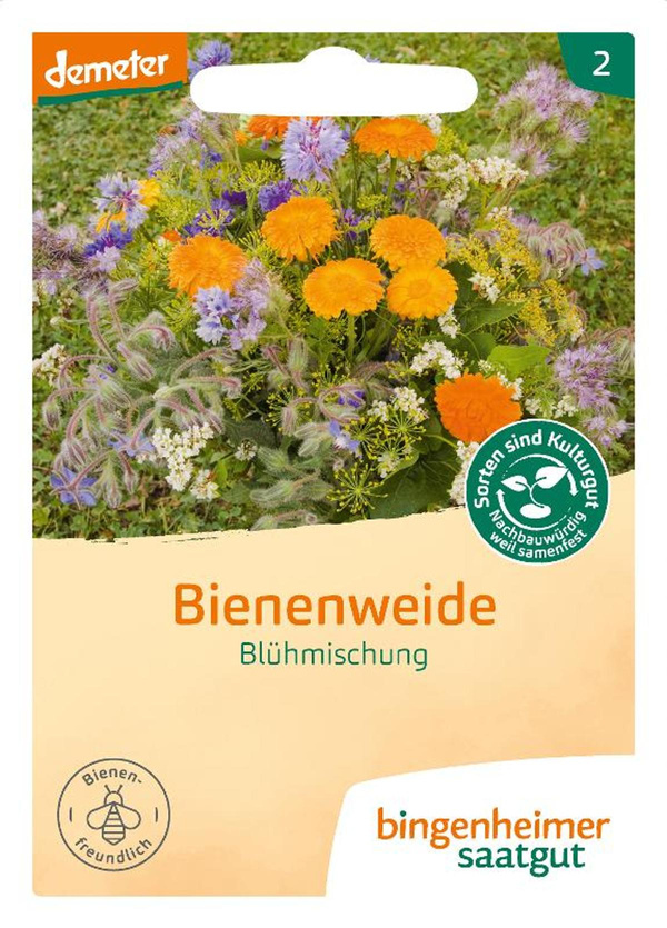 Produktfoto zu Saatgut Bienenweide-Blühmischung