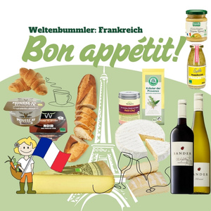KI generiert: Das Bild zeigt eine bunte, mexikanisch inspirierte Bowl mit Zutaten wie Tomaten, Bohnen, Mais, Avocado und Tortilla-Chips. Drumherum sind frische Zutaten wie Limetten, Kirschtomaten und Frühlingszwiebeln verteilt.