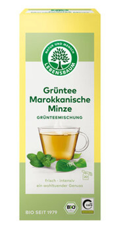 Produktfoto zu Grüntee Marokkanische Minze (20x2g)