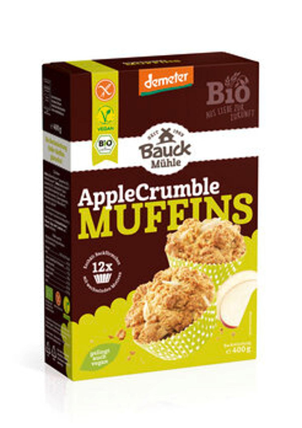 Produktfoto zu Apple Crumble Muffins Backmischung (400g)