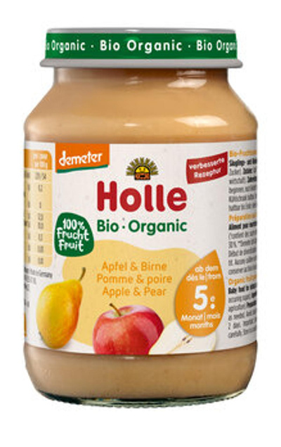 Produktfoto zu Holle Apfel & Birne (190g)