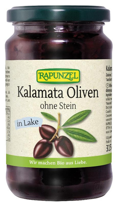 Produktfoto zu Oliven Kalamata violett, ohne Stein in Lake (315g)