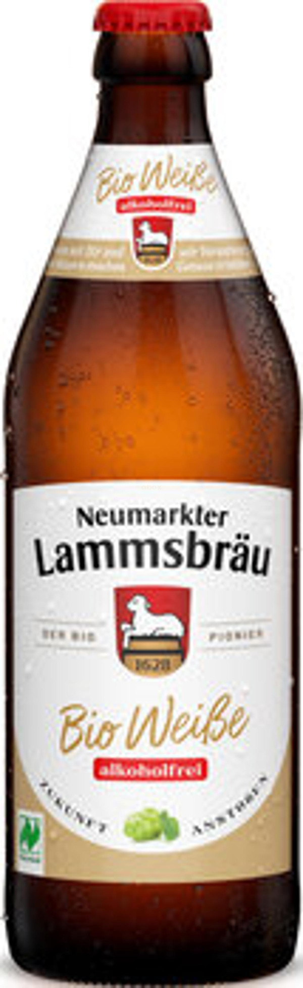 Produktfoto zu -10% Lammsbräu Weiße Alkoholfrei (0,5L) l MHD 4.26