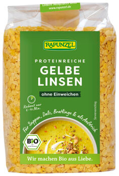 Produktfoto zu Gelbe Linsen (500g)