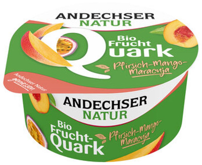 Produktfoto zu Fruchtquark Pfirsich-Mango-Maracuja (150g)