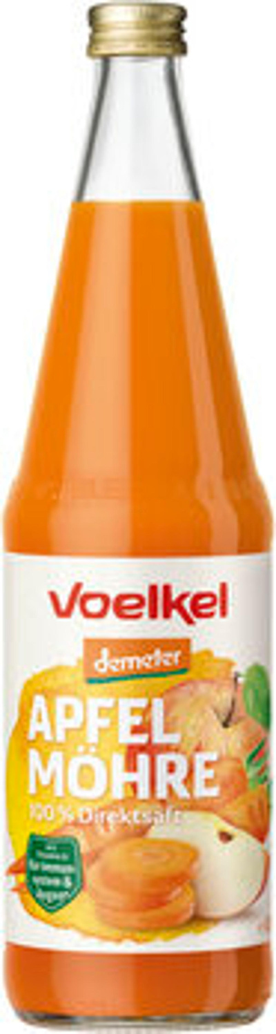 Produktfoto zu Apfel Möhre Saft (0,7L)