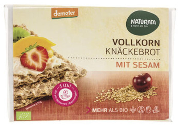 Produktfoto zu Vollkorn Knäcke Sesam (250g)