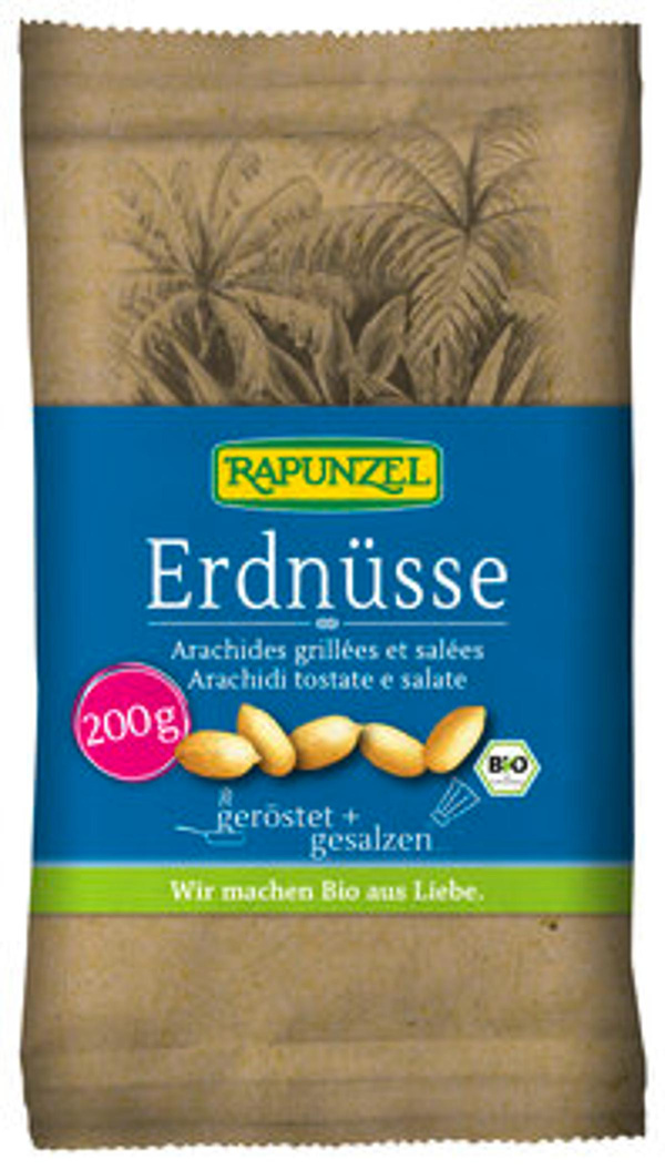 Produktfoto zu Erdnüsse geröstet, gesalzen (200g)