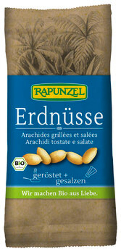 Produktfoto zu Erdnüsse geröstet, gesalzen (75g)