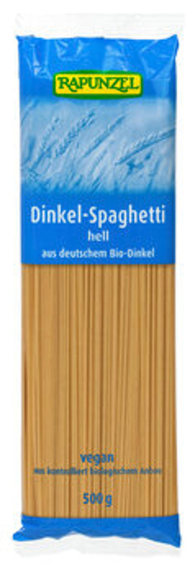 Produktfoto zu Dinkel-Spaghetti hell (500g)