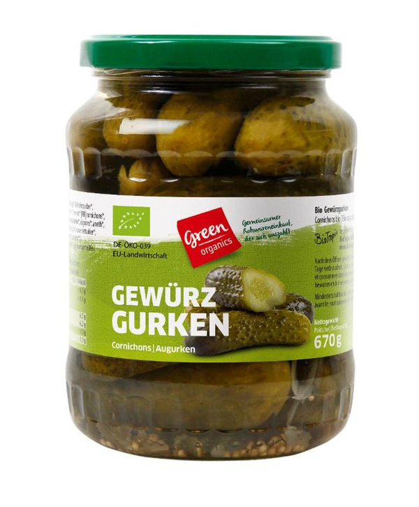 Produktfoto zu Gewürzgurken im Glas (720ml)