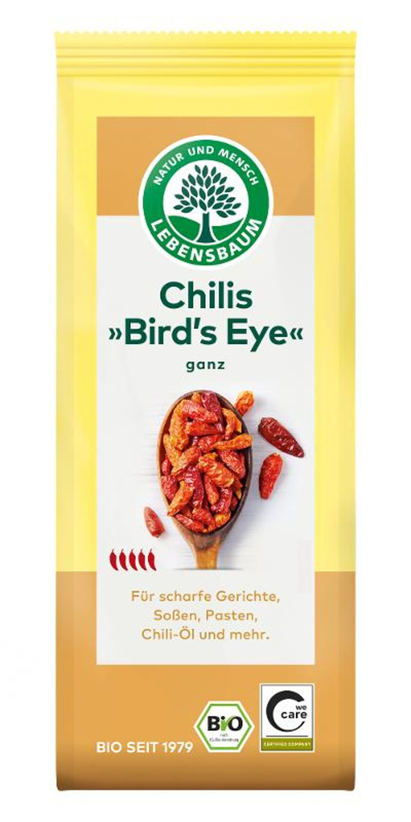 Produktfoto zu Chilis "Bird's Eye", ganz (20g)