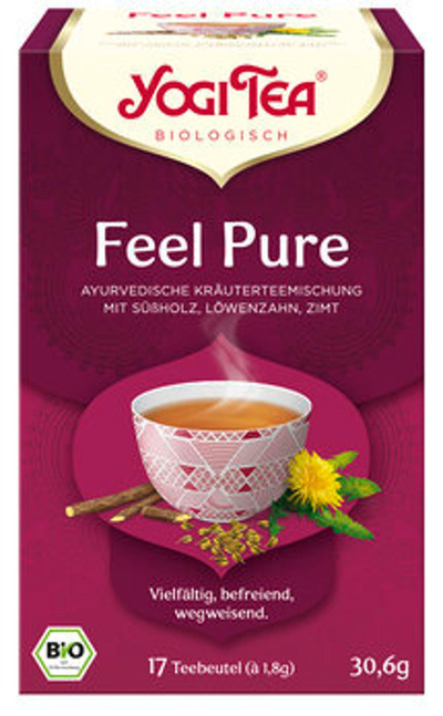 Produktfoto zu Yogi Tea Feel Pure (17x1,8g)