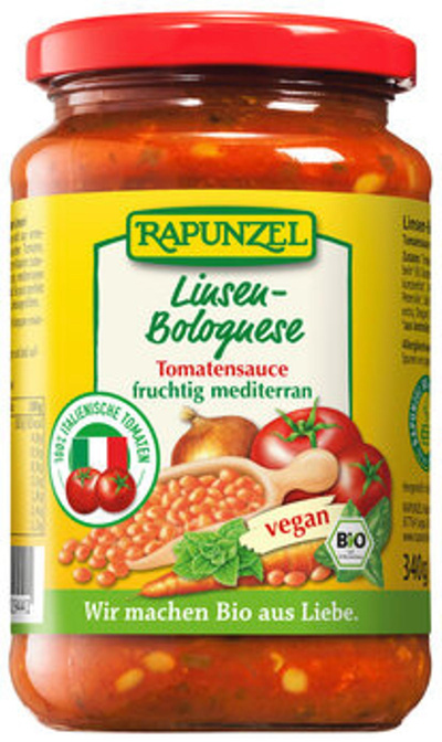 Produktfoto zu Tomatensauce Linsen-Bolognese (325ml)