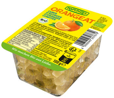 Produktfoto zu Orangeat gewürfelt (100g)