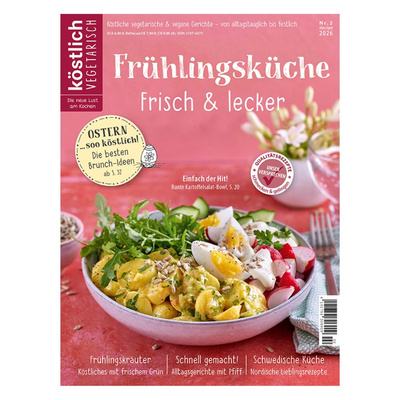 Produktfoto zu Köstlich vegetarisch: "Frühlingsküche – frisch & lecker" ( 02_2026 )