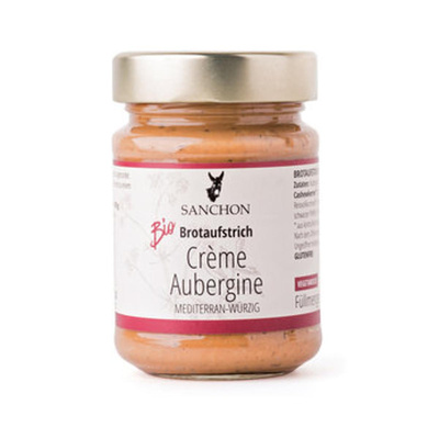 Produktfoto zu Brotaufstich Crème Aubergine (190g)