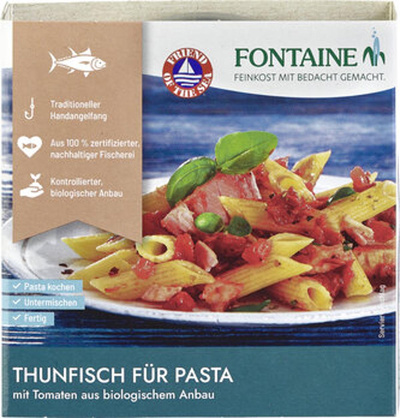 Produktfoto zu Thunfisch Pasta Tomate (200g)
