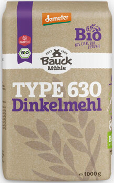 Produktfoto zu Dinkelmehl Type 630 (1kg)