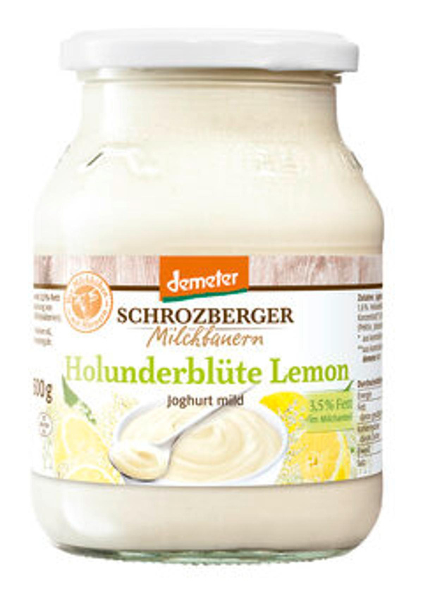 Produktfoto zu -10% Saisonjoghurt Holunderblüte-Lemon (500g) | MHD 19.03.26