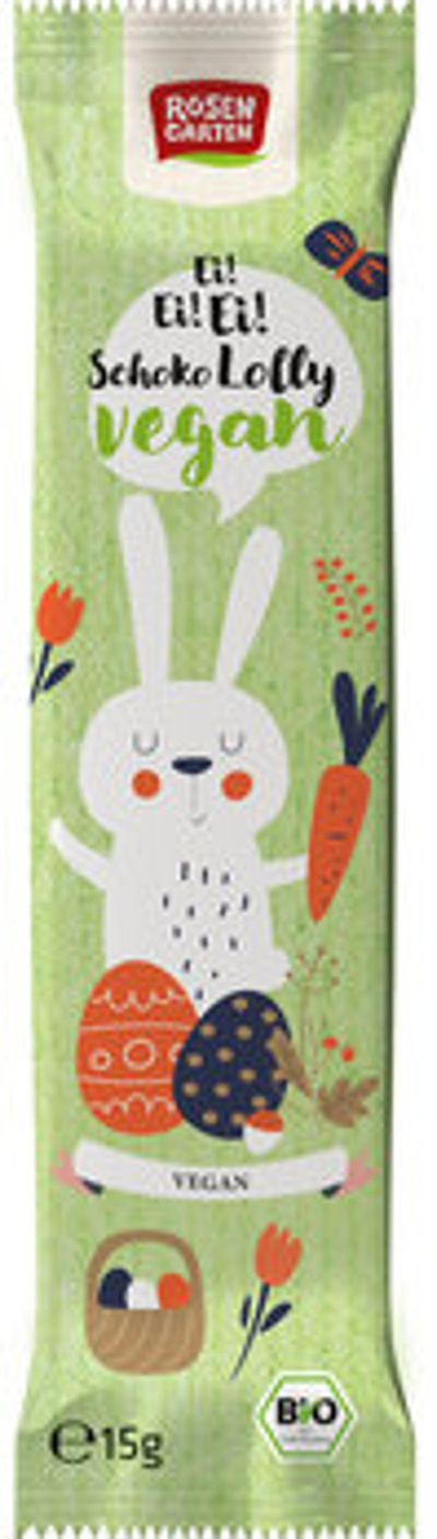 Produktfoto zu Veganer Schoko-Lolly Hase (15g)