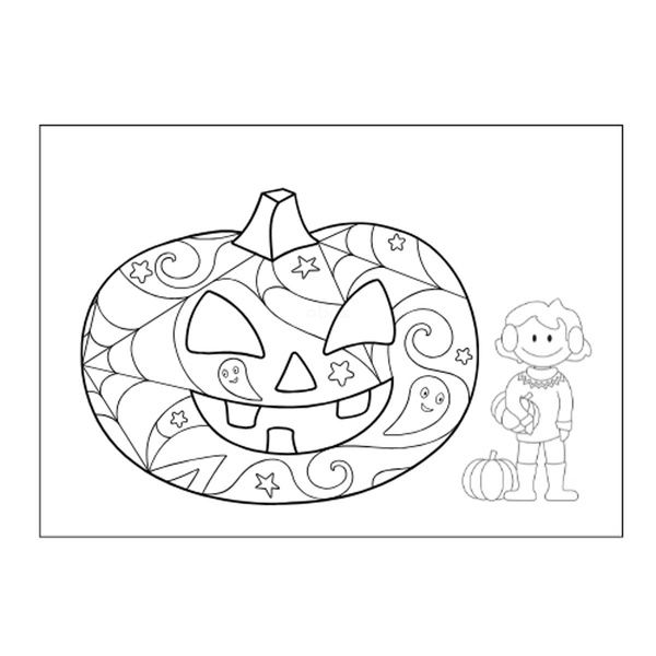 Produktfoto zu Herbstlicher Malspaß "Riesenkürbis"