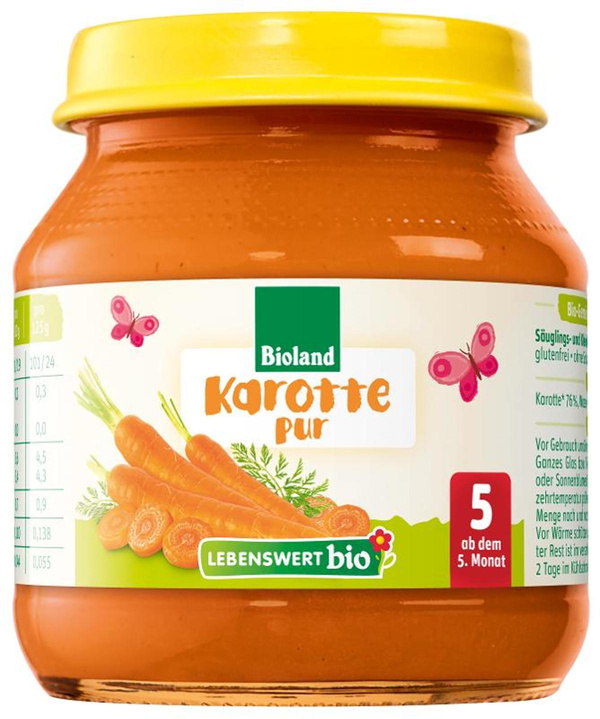 Produktfoto zu Holle Karotten (125g)
