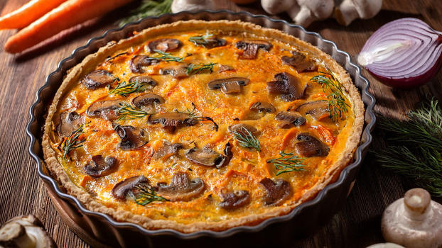 Rezeptbild für Möhren-Quiche