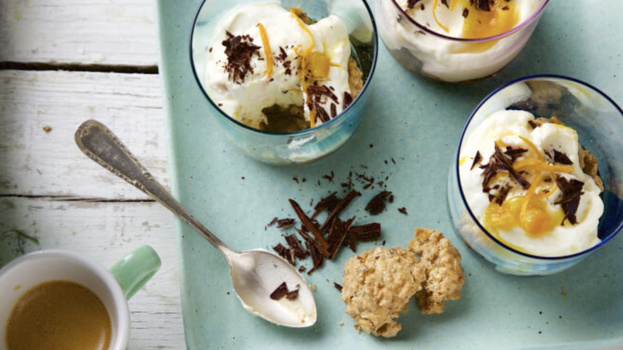 Rezeptbild für Blutorangen-Dessert mit Cantucci