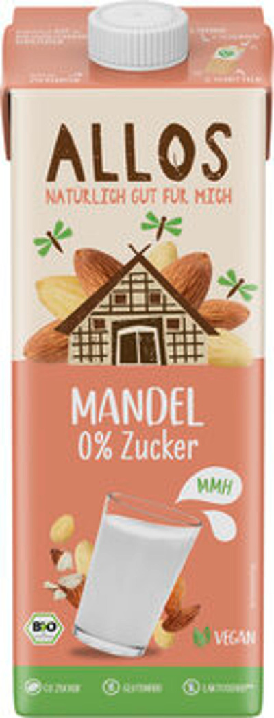Produktfoto zu Mandel Drink 0% Zucker (1L)