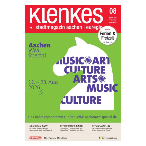 Produktfoto zu Klenkes - Stadtmagazin für Aachen und Euregio