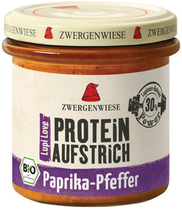 Produktfoto zu Lupi Love Protein Aufstrich Paprika-Pfeffer (135g)
