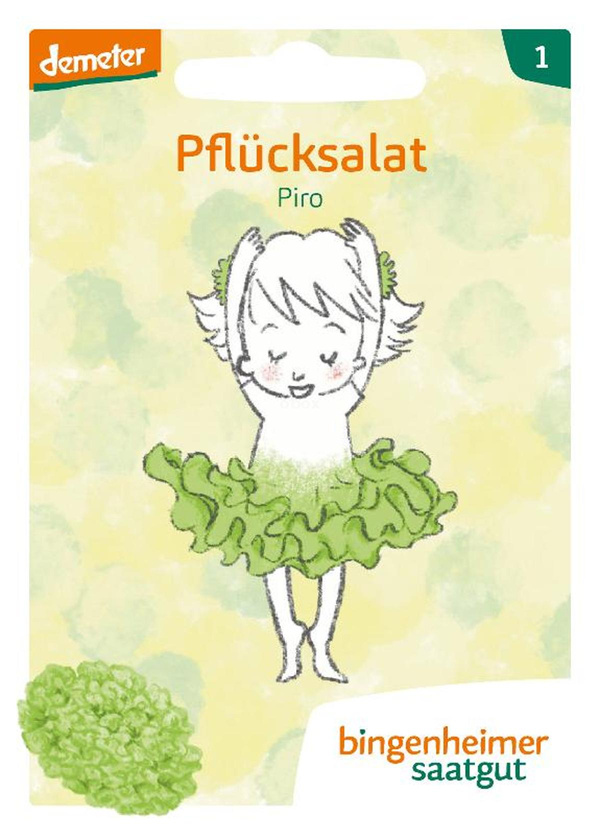 Produktfoto zu Saatgut Garten-Bande Eichblattsalat "Piro"