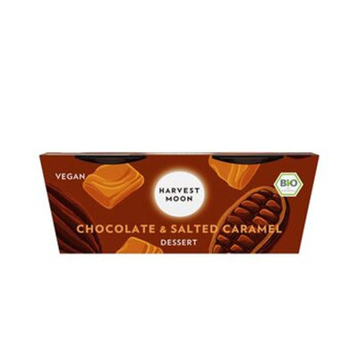 Produktfoto zu Veganes Chocolate & Salted Caramel Dessert (2x80g)