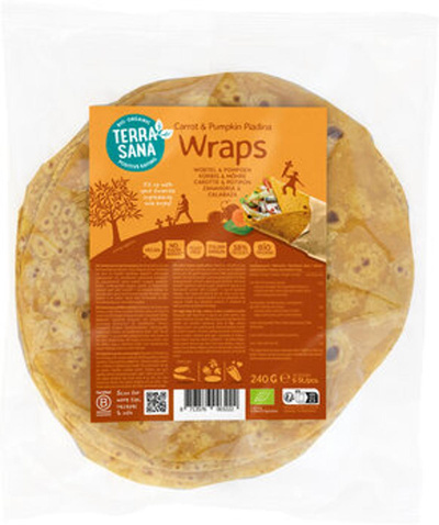 Produktfoto zu Gemüse-Wraps Carrot_Pumpkin (240g)