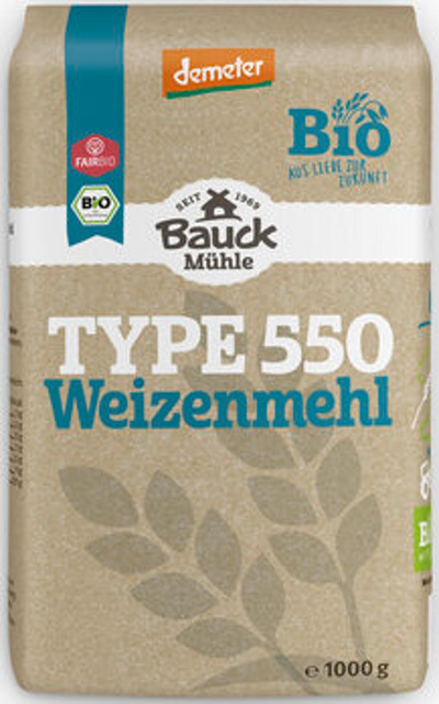 Produktfoto zu Weizenmehl Type 550 (1kg)