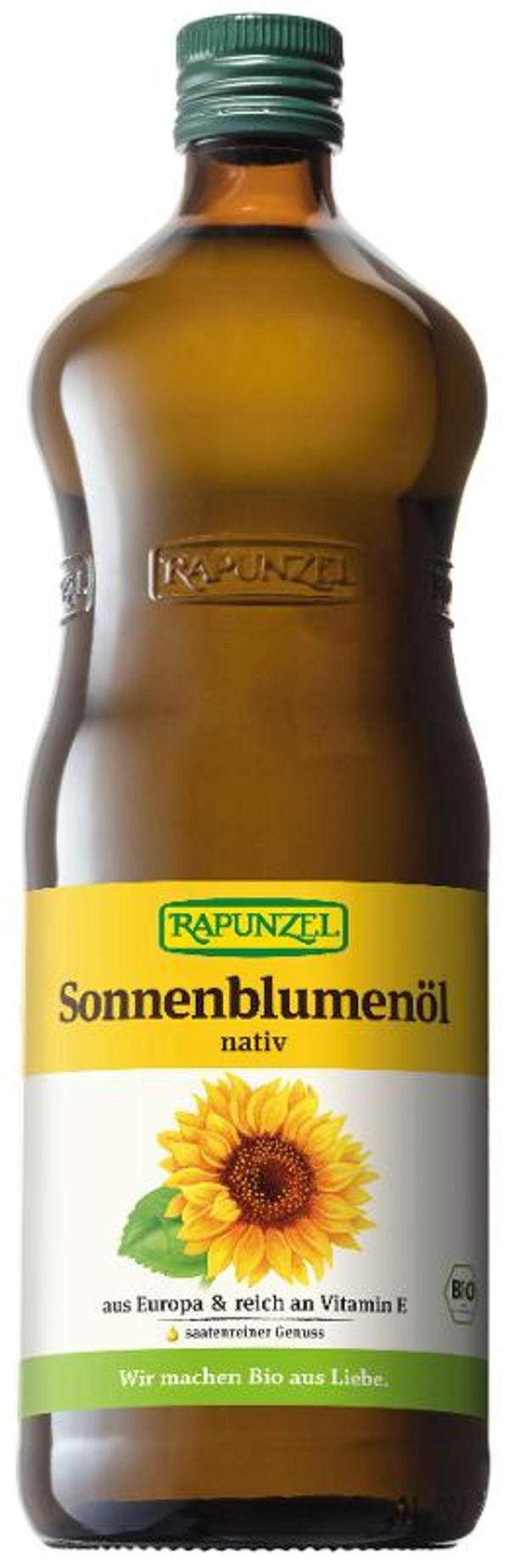 Produktfoto zu Sonnenblumenöl nativ (1L)