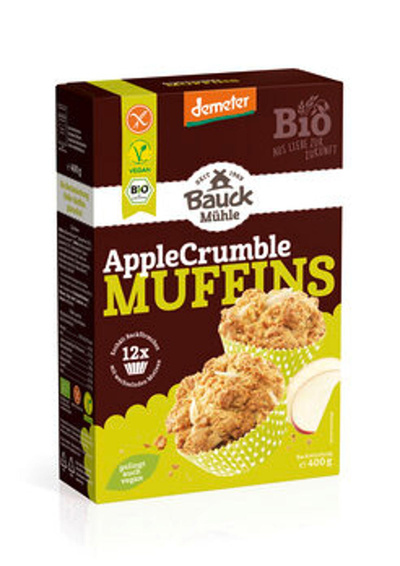 Produktfoto zu Apple Crumble Muffins Backmischung (400g)