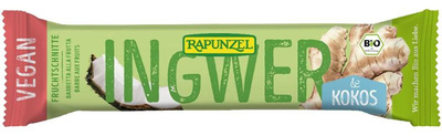 Produktfoto zu Fruchtschnitte Ingwer-Kokos (40g)