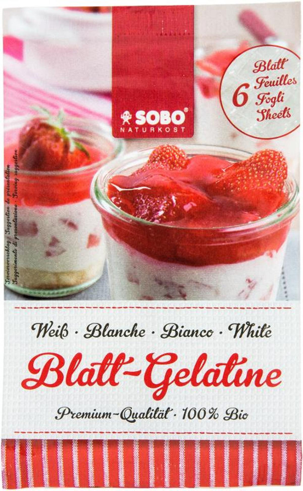 Produktfoto zu Blatt Gelatine (6St.)