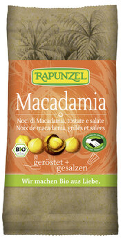 Produktfoto zu Macadamia Nusskerne geröstet, gesalzen (50g)