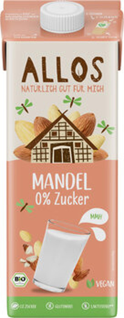 Produktfoto zu Mandel Drink 0% Zucker (1L)