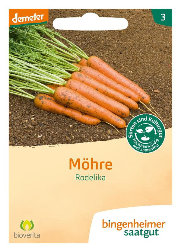 Produktfoto zu Saatgut Möhre "Rodelika"