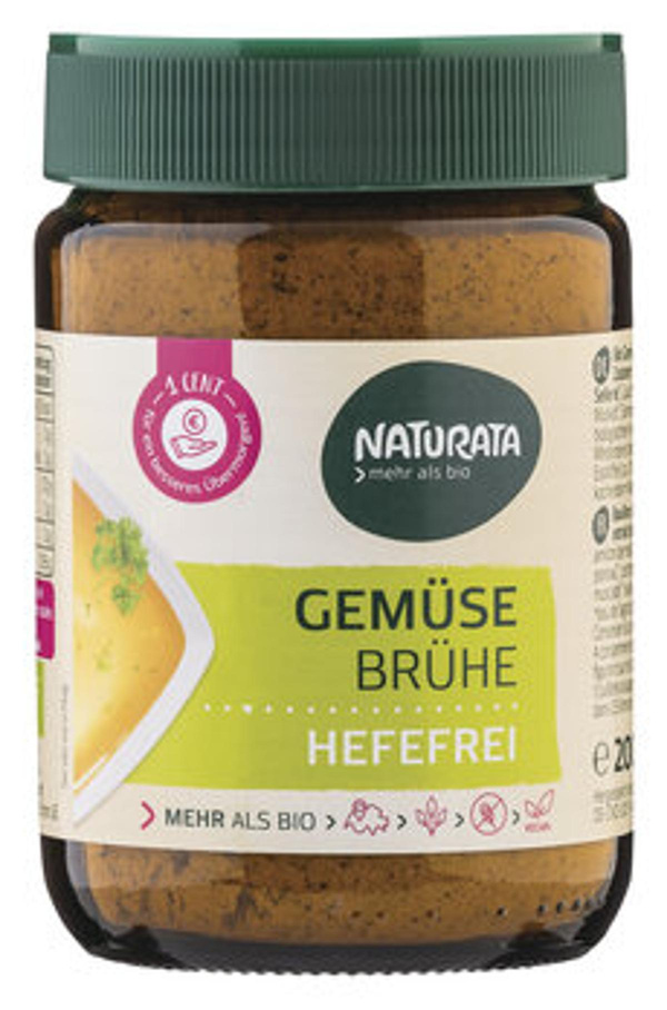 Produktfoto zu Gemüsebrühe hefefrei, Glas (200g)