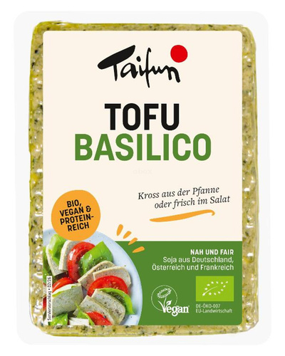 Produktfoto zu Tofu Basilico (200g)